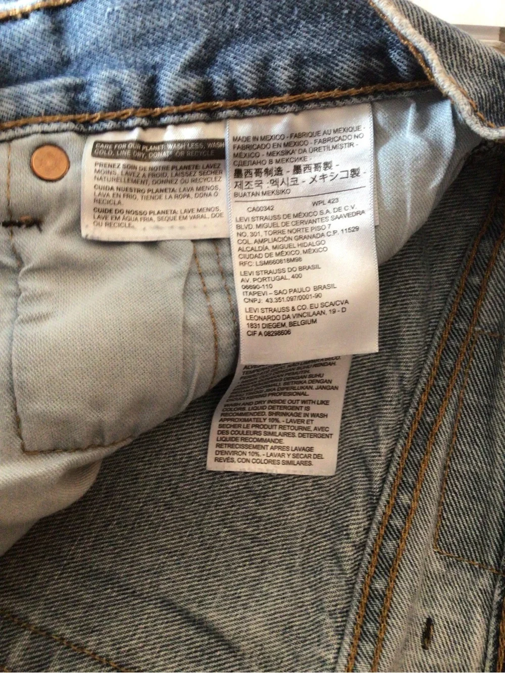 Levis straight leg
